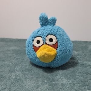 Angry Bird Plush Toy - Blue Soft Squeaky Ball